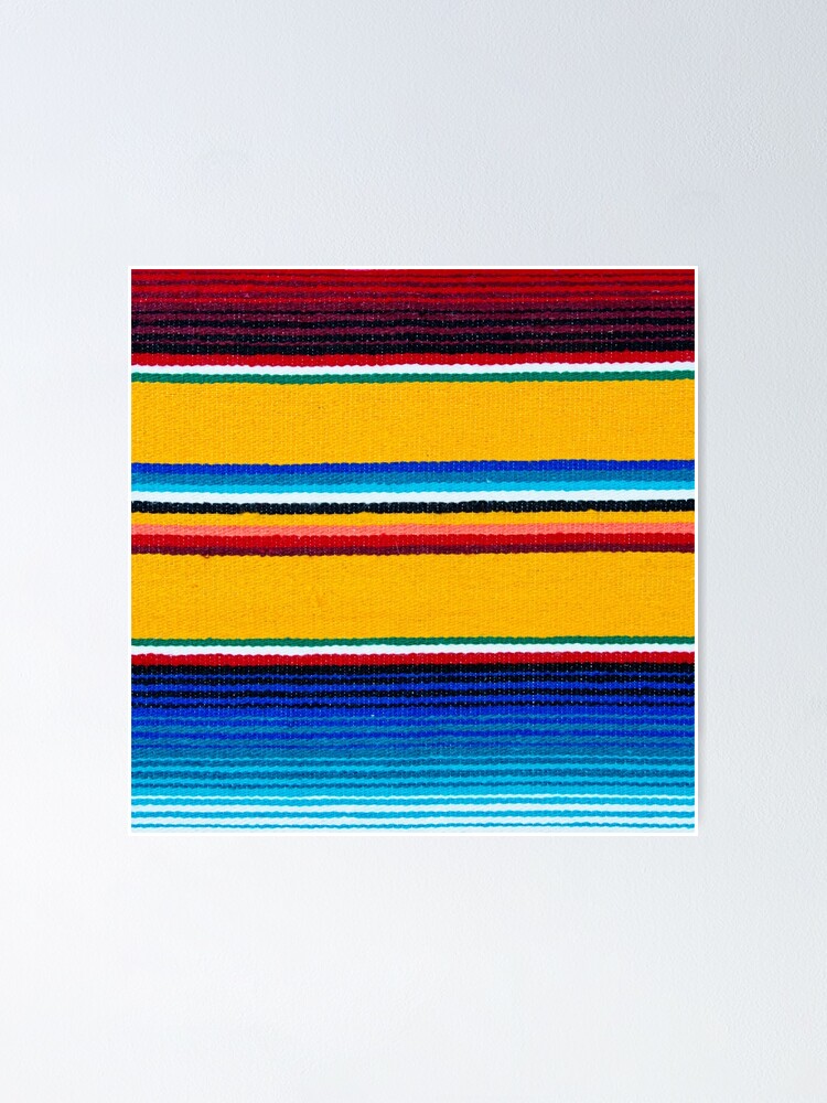 "Zarape Print Sarape Design Serape Style" Poster by