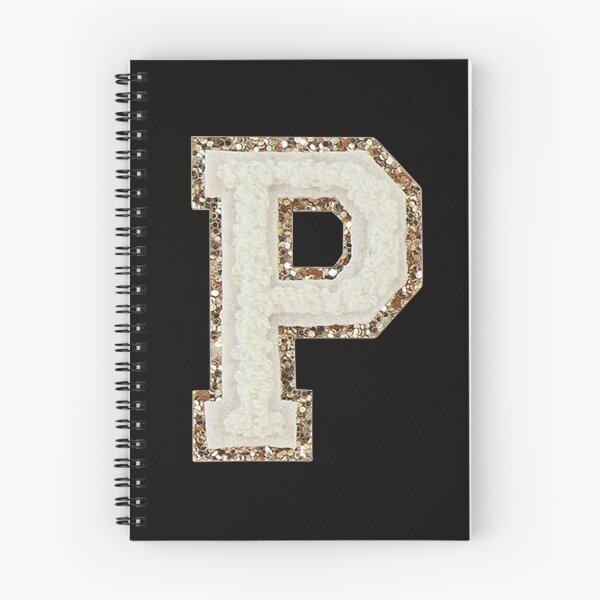 Item preview, P - Blanc Glitter Varsity Letter Patches designed and sold by Monograms Ultd.