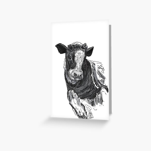 Download Baby Cow Greeting Cards Redbubble