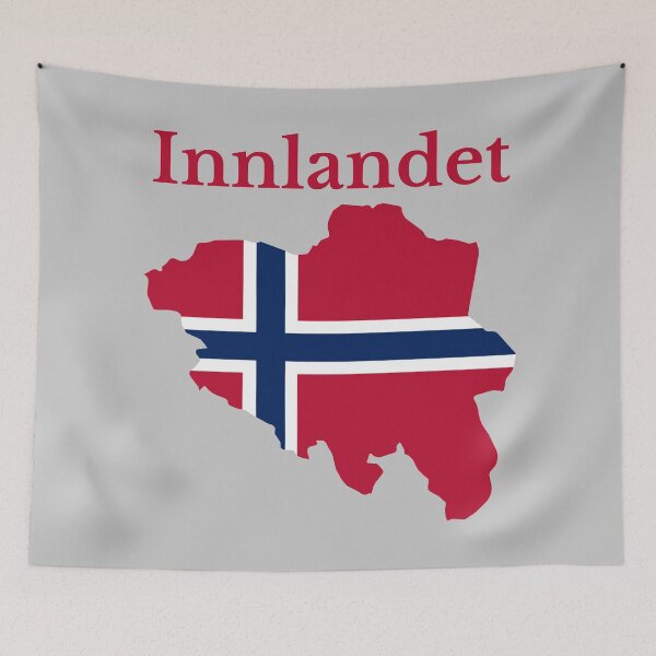 Item preview, Innlandet County Map, Norwegian County, Norway. designed and sold by marosharaf.