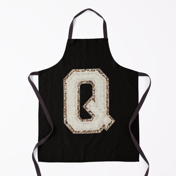 Item preview, Q - Blanc Glitter Varsity Letter Patches designed and sold by Monograms Ultd.