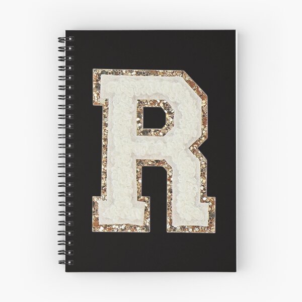 Item preview, R - Blanc Glitter Varsity Letter Patches designed and sold by Monograms Ultd.