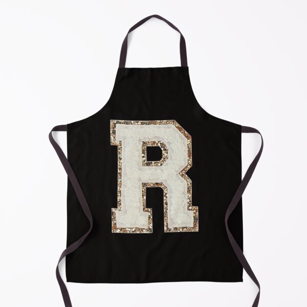 Item preview, R - Blanc Glitter Varsity Letter Patches designed and sold by Monograms Ultd.