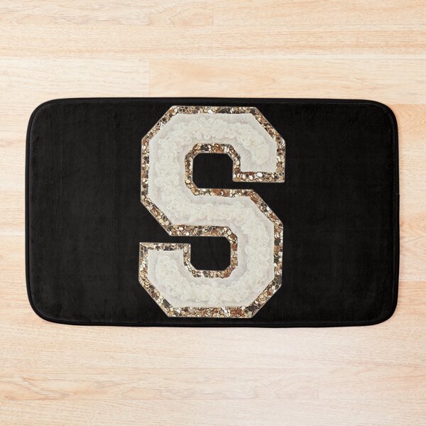 Item preview, S - Blanc Glitter Varsity Letter Patches designed and sold by Monograms Ultd.