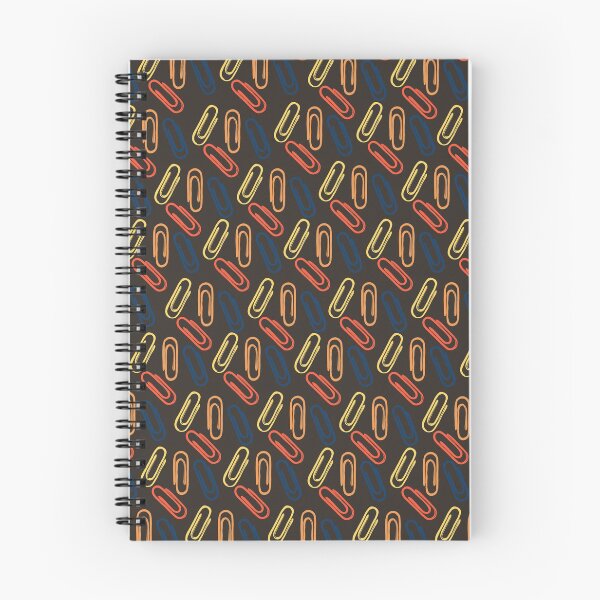 Item preview, Paper clip Pattern for Teachers with dark background  designed and sold by WildeandCo.