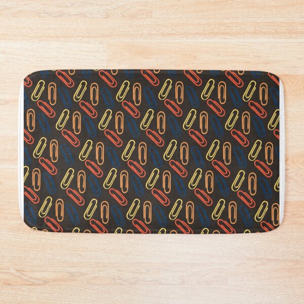 Item preview, Paper clip Pattern for Teachers with dark background  designed and sold by WildeandCo.