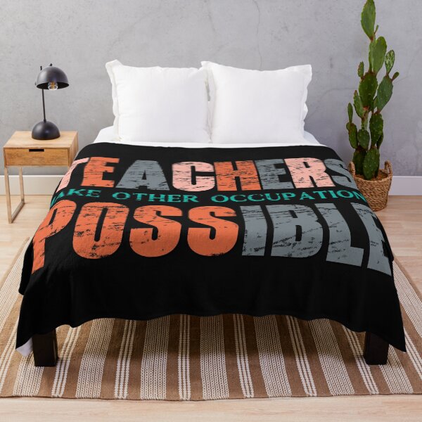 Item preview, Teachers Make Other Occupations Possible - Cool Distressed Retro Teachers Saying Gift designed and sold by leo121687.