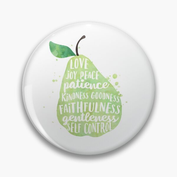 Item preview, Fruit of the spirit watercolor pear designed and sold by SouthPrints.