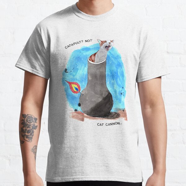 Cat Cannon Ball Classic T-Shirt
