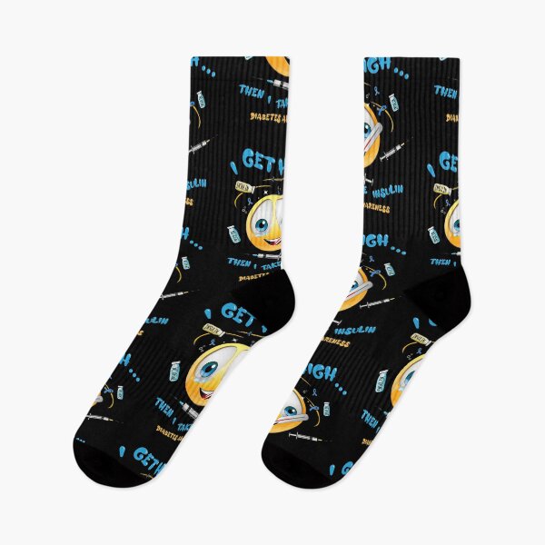 Item preview, I Get High Then I Take Insulin Diabetes Awareness Emoji Funny designed and sold by BaseStore.