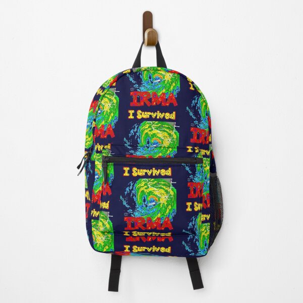 Item preview, I SURVIVED Hurricane Irma - with hurricane text by Orikall designed and sold by HippieWorks.