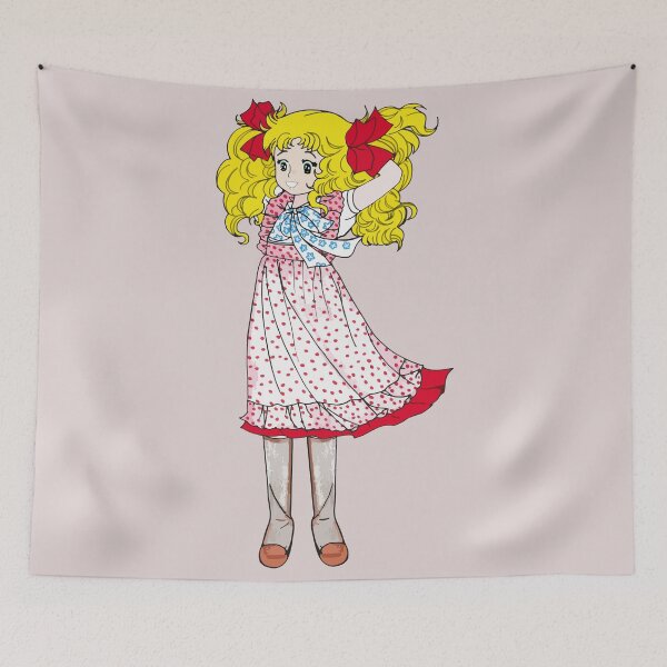 Item preview, CANDY CANDY WHITE ANIME MANGA DOTS designed and sold by ElioEvang.