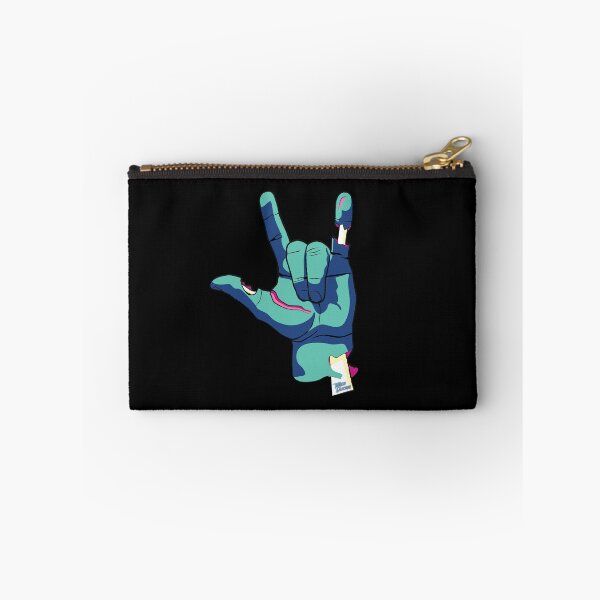 Item preview, Laptop sleeve Touriste Galactique Rock Hand Emote designed and sold by touriste galactique.