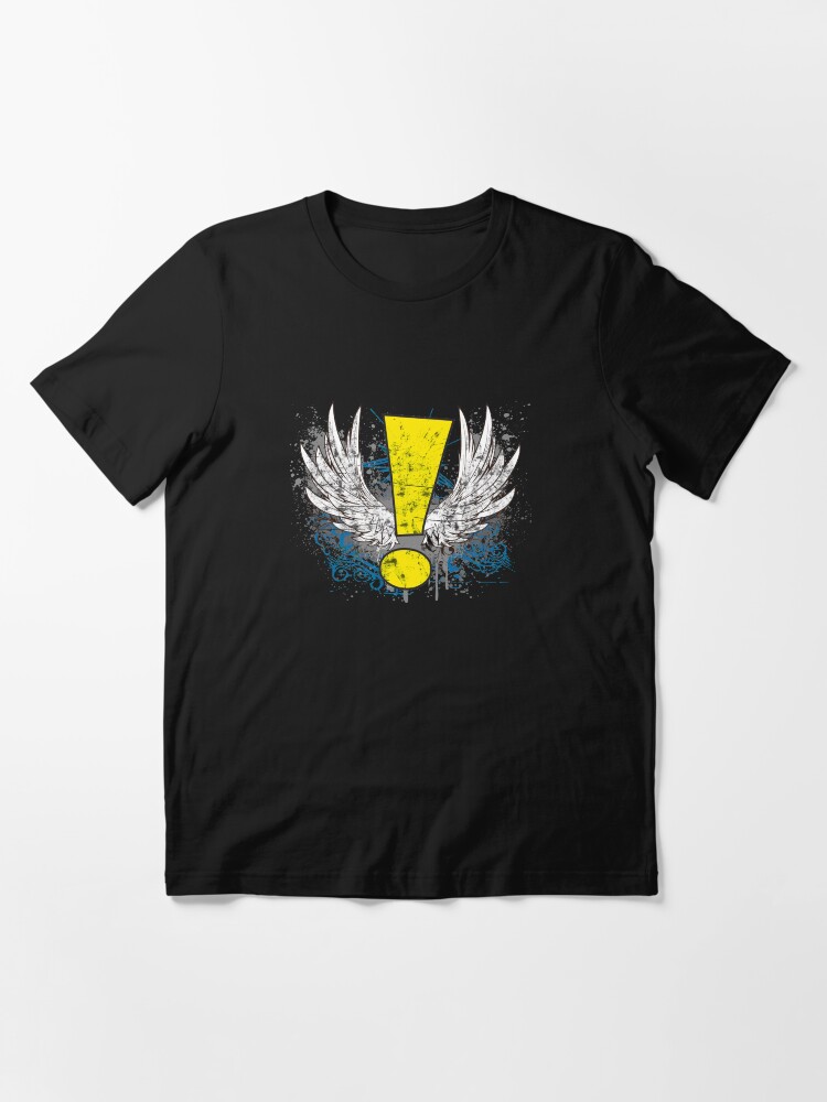 Alternate view of Winged Whee! Exclamation Point Essential T-Shirt