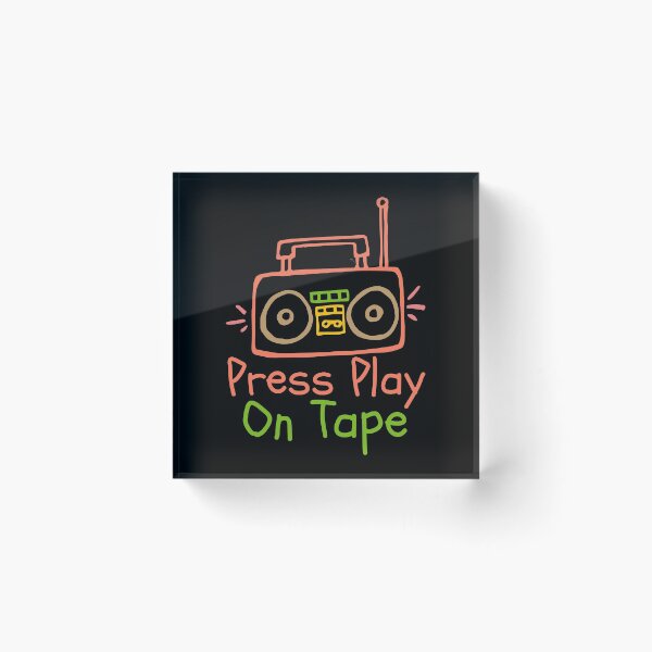 Item preview, Press Play On Tape Colorful Design designed and sold by SweetAndSpice.