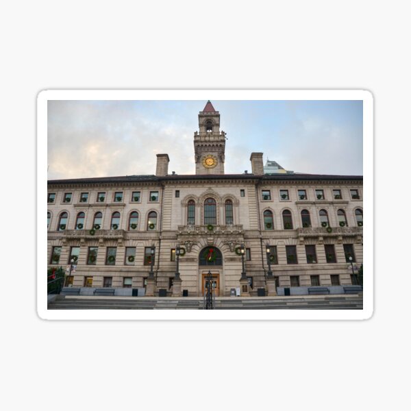 Item preview, Worcester City Hall at Dusk designed and sold by pkumi.