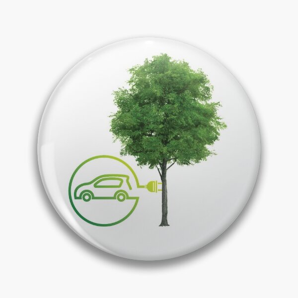 Item preview, electric car green tree designed and sold by NiceShirtY.