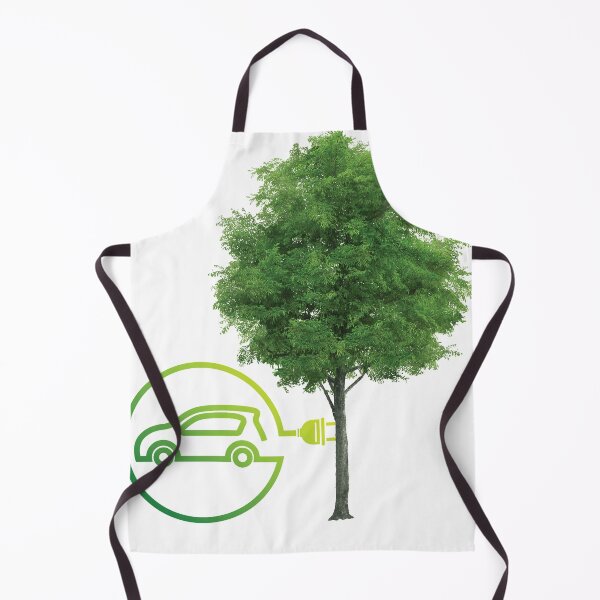 Item preview, electric car green tree designed and sold by NiceShirtY.