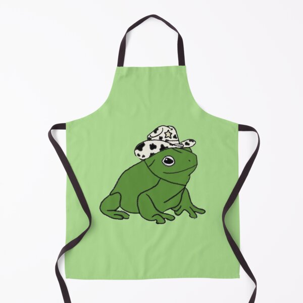 Item preview, Frog with cowboy hat designed and sold by mychickenugget9.