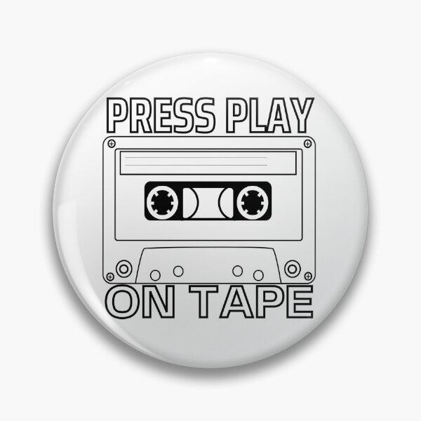 Item preview, Press Play On Tape Black Tape Design designed and sold by SweetAndSpice.
