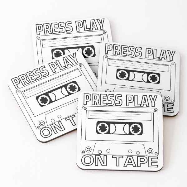 Item preview, Press Play On Tape Black Tape Design designed and sold by SweetAndSpice.