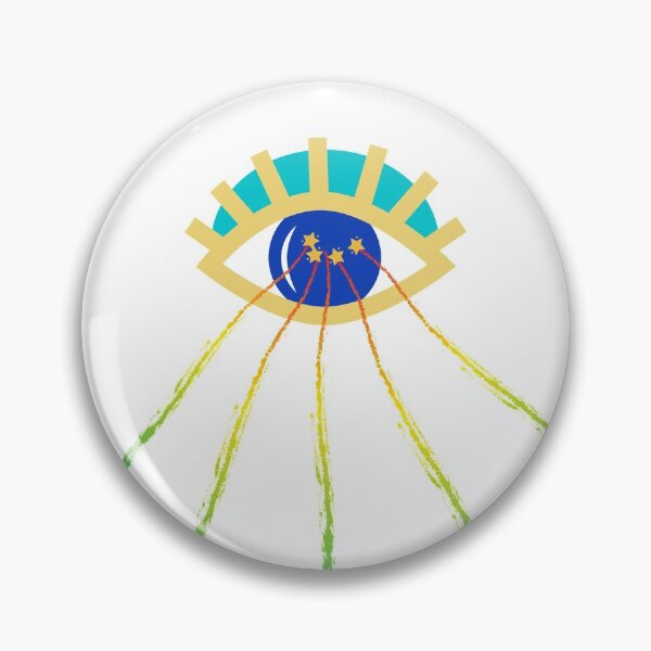 Item preview, Rainbow Beam Third Eye Spiritual Fun Design  designed and sold by LittleIconShop.