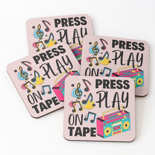 Item preview, Press Play On Tape Colorful Design designed and sold by SweetAndSpice.