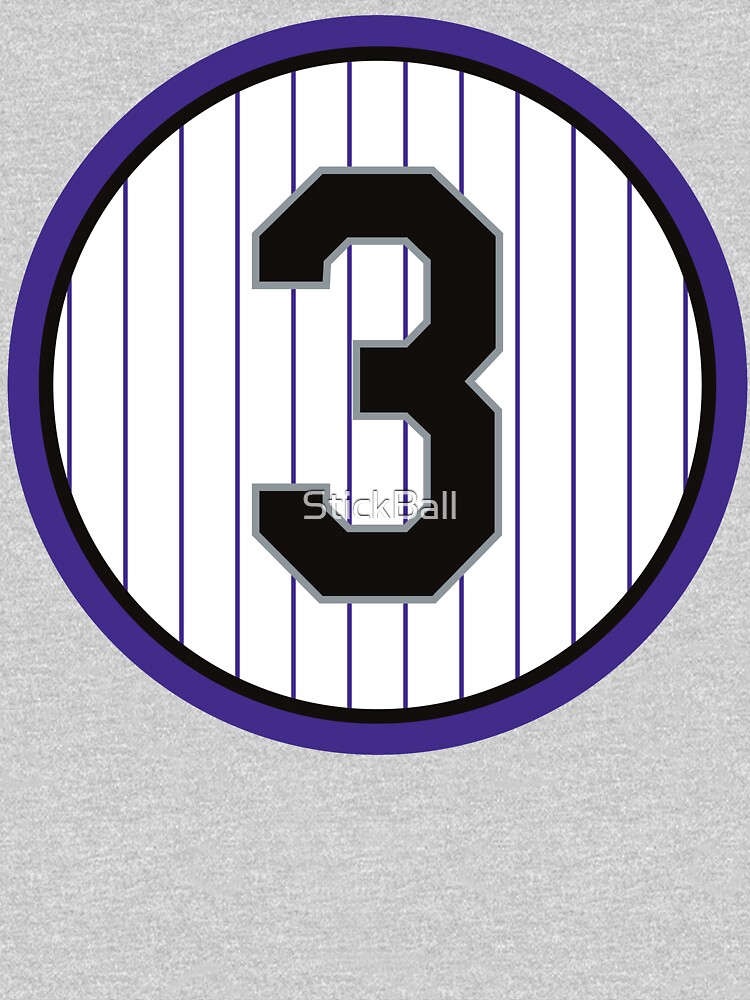 Larry Walker #33 Jersey Number Sticker for Sale by StickBall