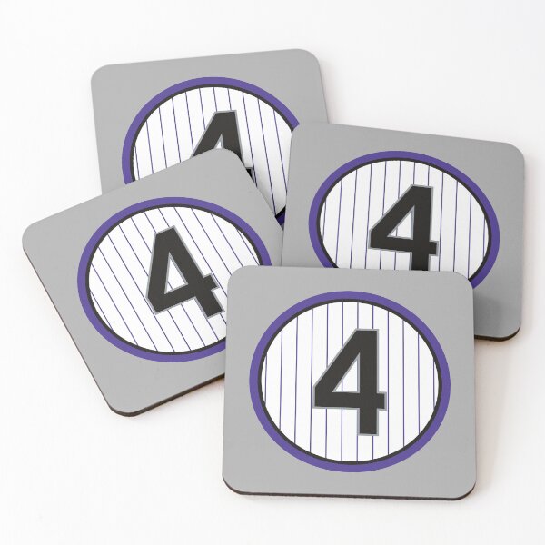 Item preview, Juan Uribe #4 Jersey Number designed and sold by StickBall.