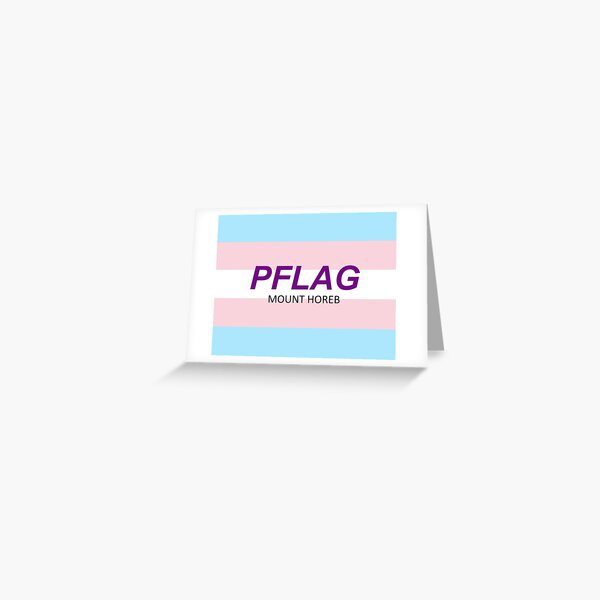 PFLAG MoHo Trans Pride Flag Greeting Card