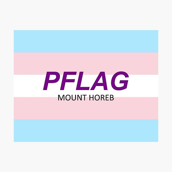 PFLAG MoHo Trans Pride Flag Photographic Print