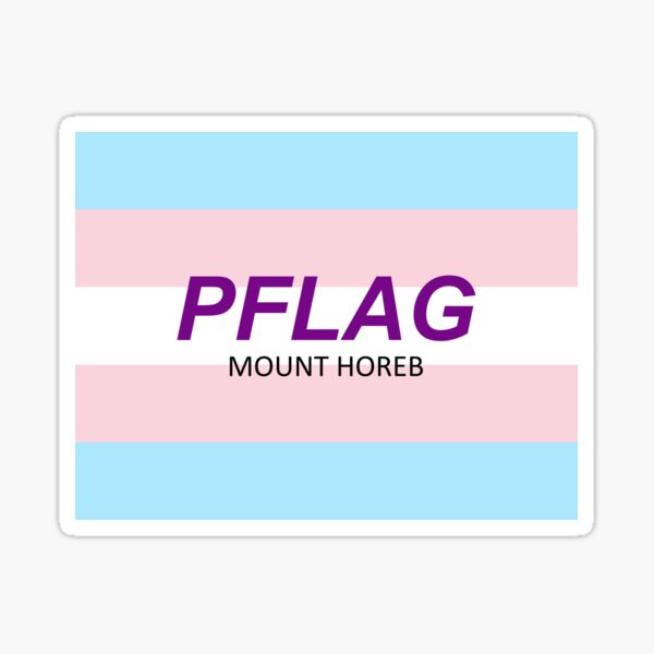 PFLAG MoHo Trans Pride Flag Sticker