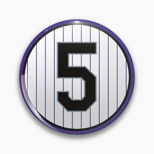 Item preview, Carlos Gonzalez #5 Jersey Number designed and sold by StickBall.