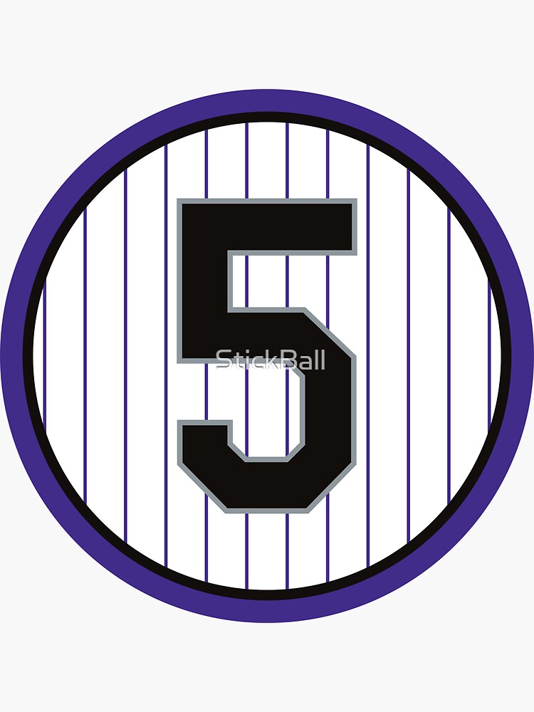 Larry Walker #33 Jersey Number Sticker for Sale by StickBall