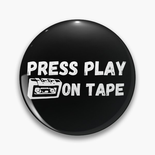Item preview, Press Play On Tape White Design designed and sold by SweetAndSpice.