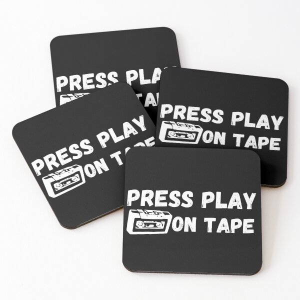 Item preview, Press Play On Tape White Design designed and sold by SweetAndSpice.
