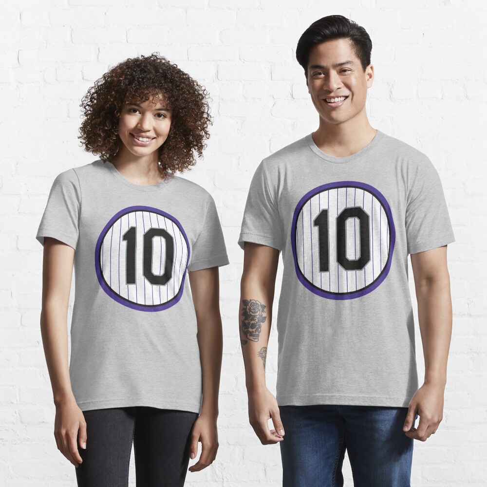 Dante Bichette #10 Jersey Number Classic T-Shirt for Sale by