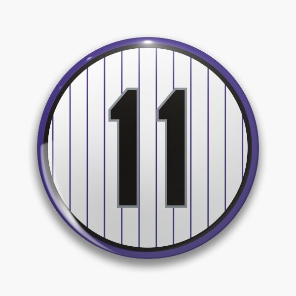 Item preview, Brad Hawpe #11 Jersey Number designed and sold by StickBall.