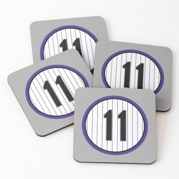 Item preview, Brad Hawpe #11 Jersey Number designed and sold by StickBall.