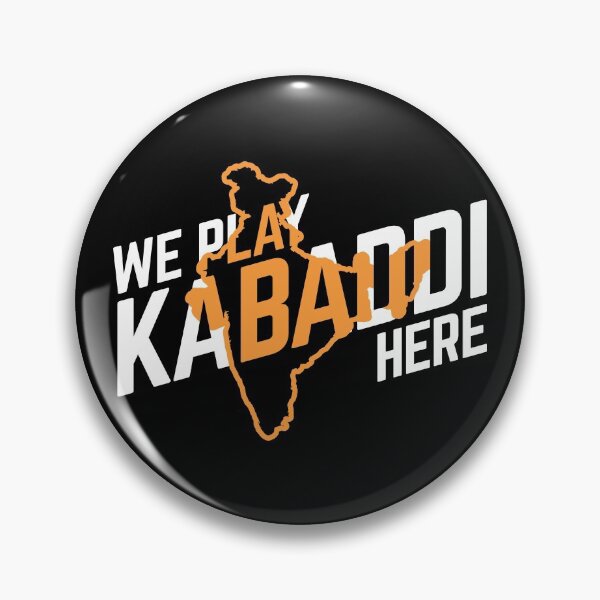 Item preview, We Play Kabaddi Here India designed and sold by DnlDesigns.