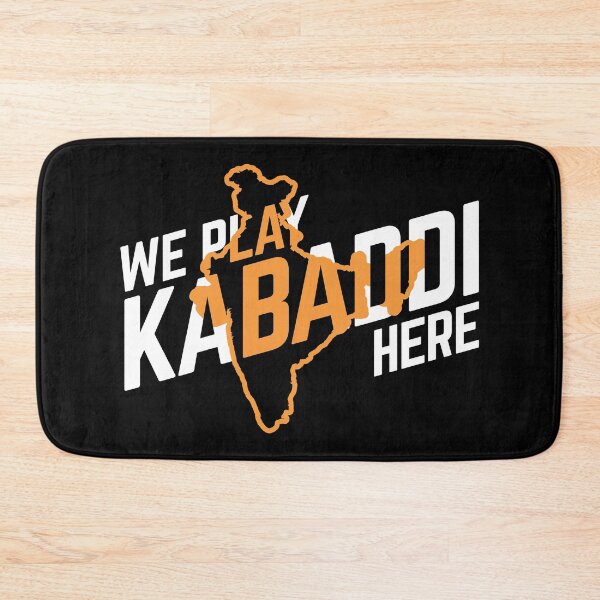 Item preview, We Play Kabaddi Here India designed and sold by DnlDesigns.