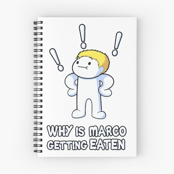 Item preview, why is Marco getting eaten designed and sold by EzzatAbuShanap.