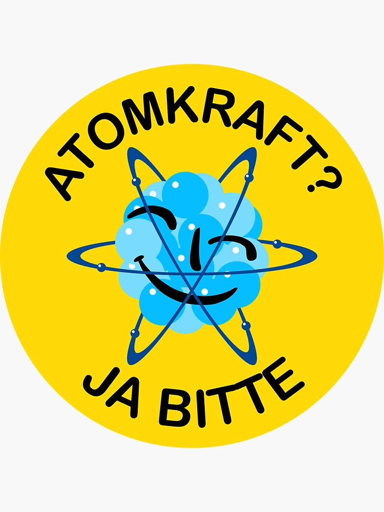 Sticker for Sale mit Atomkraft? Ja bitte! von niceaesthetics