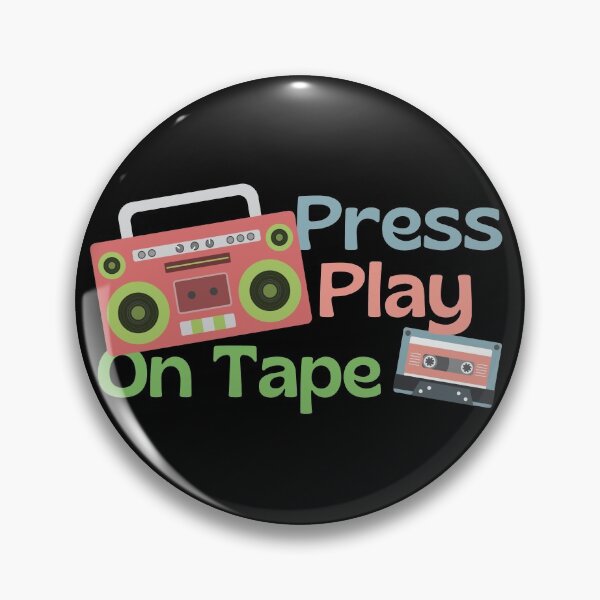 Item preview, Press Play On Tape Pink Design designed and sold by SweetAndSpice.