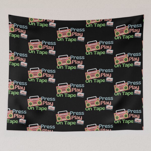 Item preview, Press Play On Tape Pink Design designed and sold by SweetAndSpice.