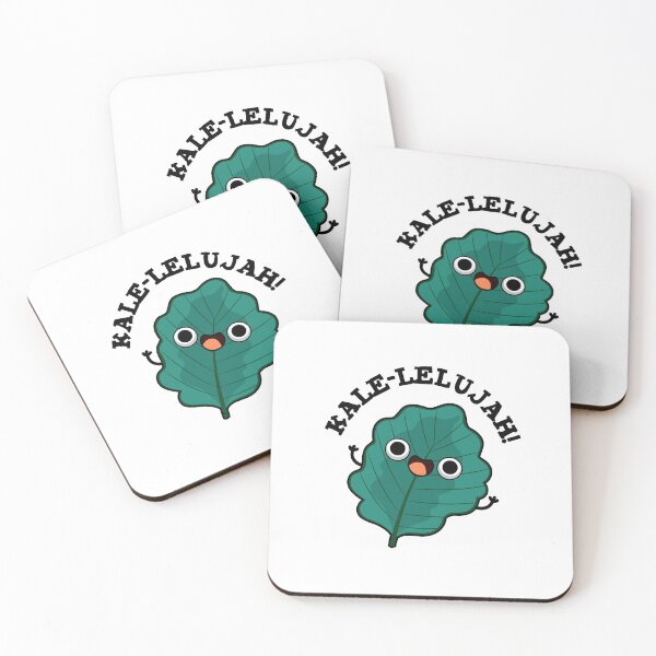 Item preview, Kale-lelujah Funny Veggie Puns  designed and sold by punnybone.