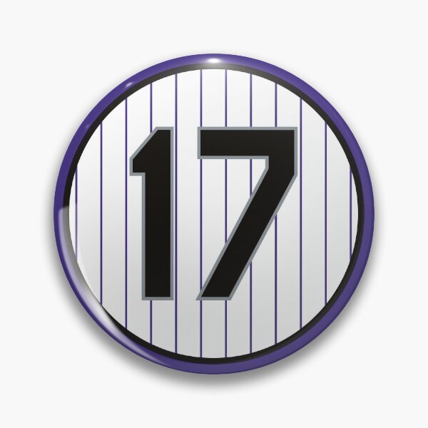 Item preview, Todd Helton #17 Jersey Number designed and sold by StickBall.