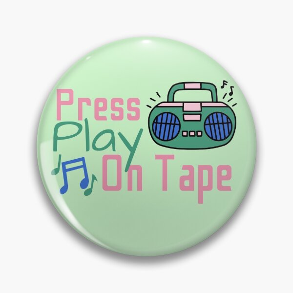 Item preview, Press Play On Tape Green Design designed and sold by SweetAndSpice.