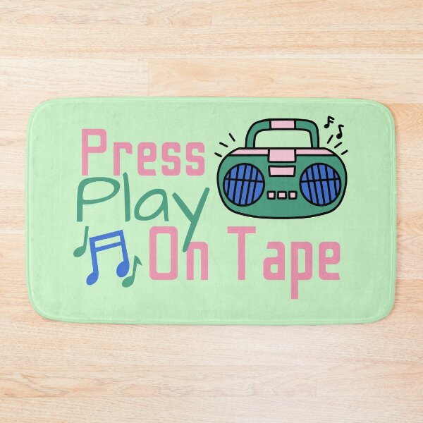 Item preview, Press Play On Tape Green Design designed and sold by SweetAndSpice.