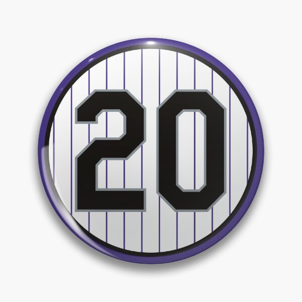 Item preview, Ian Desmond #20 Jersey Number designed and sold by StickBall.